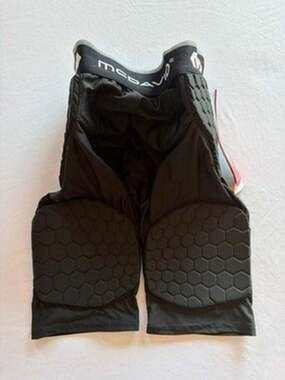 McDavid HEX Padded Compression Girdle Shorts Youth L Black NWT 727